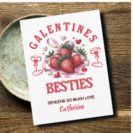 Personalized Galentine’s Day  Feiertagspostkarte