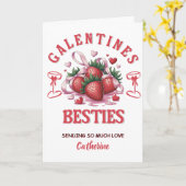 Personalized Galentine’s Day  Karte (Gelbe Blume)
