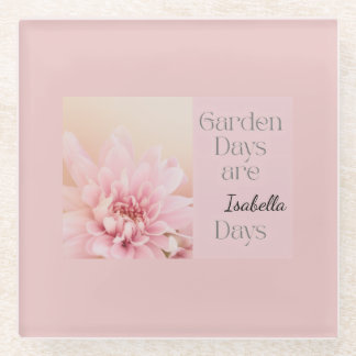 Personalized Garden Days, Gardening Hobby Gift Glasuntersetzer