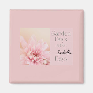 Personalized Garden Days, Gardening Hobby Gift Magnet