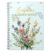 Personalized Garden Journal Notizblock (Vorderseite)