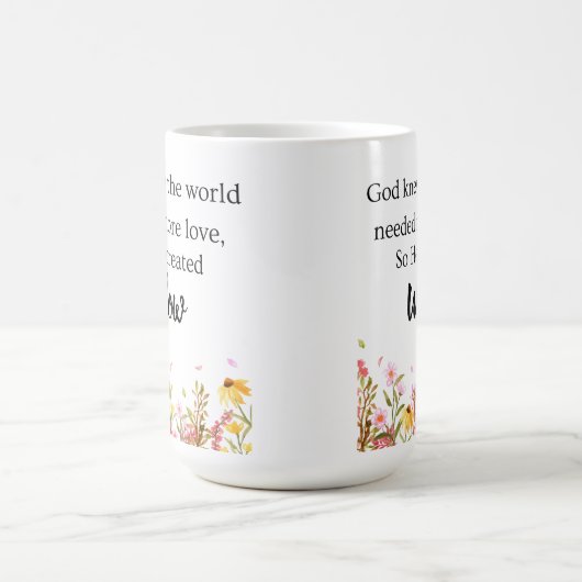 Personalized Genesis Chapter One Coffee Mug Kaffeetasse (Mittel)