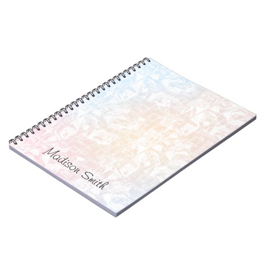 Personalized Geometric  Notizblock (Linke Seite)