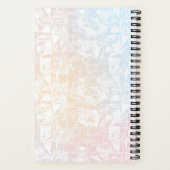 Personalized Geometric Pattern Notizblock (Rückseite)