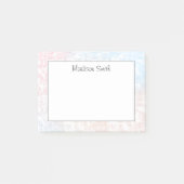 Personalized Geometric  Post-it Klebezettel (Vorderseite)