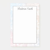 Personalized Geometric  Post-it Klebezettel (Vorderseite)