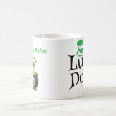 Personalized German Shepherd St. Patty's Day Kaffeetasse (Mittel)