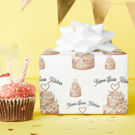 Personalized  geschenkpapier (Geburtstagsparty)