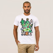 Personalized Ghost LED Night Light with Witch Hat, T-Shirt (Vorne ganz)