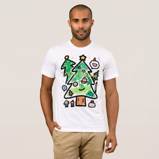 Personalized Ghost LED Night Light with Witch Hat, T-Shirt (Vorne ganz)