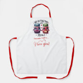 Personalized Gift for Boyfriend Funny Food Apron Schürze (Vorderseite)