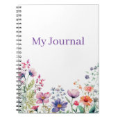 Personalized Gift for Her Wildflower  Notizblock (Vorderseite)