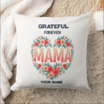 Personalized Gift for Mom | Custom Name Design Kissen<br><div class="desc">Looking for a meaningful and beautiful gift for your mom? This design is created for anyone searching for custom mother gifts and thoughtful personalized gifts for mom that truly show love and appreciation. This elegant floral heart design makes a perfect choice for custom presents for mom and unique personalized presents...</div>