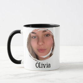 Personalized Gift for Mom, Wife Her Photo Name Mug Tasse