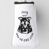 Personalized Gift for the Best Rottweiler Dad Golf Headcover (Rotieren 90)