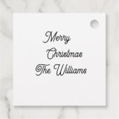 Personalized Gift Tags Geschenkanhänger (Rückseite)