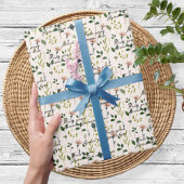 personalized gift wrap for florists shop geschenkpapier