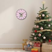 Personalized Gingerbread House Wall Clock Große Wanduhr