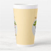  Personalized Giraffe in the Savanna Mug Milchtasse (Vorderseite)