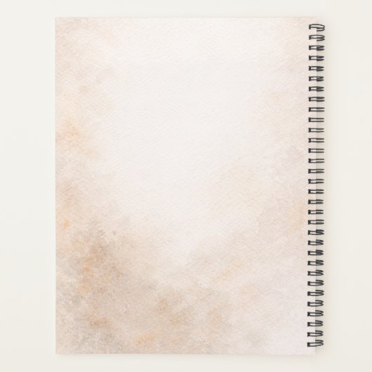 Personalized Giraffe Planner Planer (Rückseite)