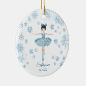 Personalized Girl Ballet Nutcracker Birthday Keramik Ornament (Rechts)