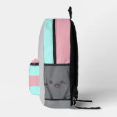 Personalized Girl On Gym Mode Fun Cute Sport Bedruckter Rucksack (Rechts)