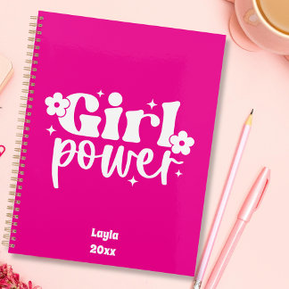 Personalized Girl Power Yearly Planner Planer