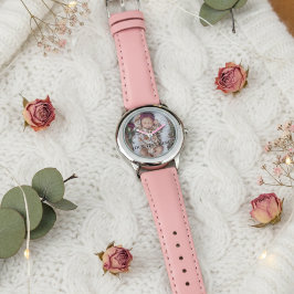 "Personalized Girl’s Watch – Custom Photo & Text" Armbanduhr