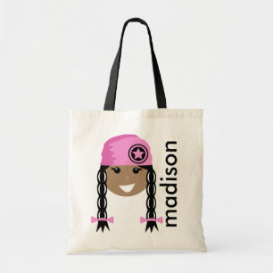 Personalized Girly Tote Bag Tragetasche