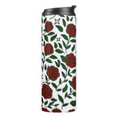 Personalized Girly Tumbler Cute Bow Name Thermosbecher (Nach links gedreht)