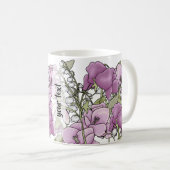 Personalized Gladiolus Kaffeetasse (VorderseiteRechts)