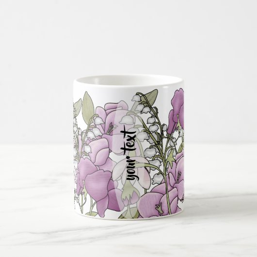 Personalized Gladiolus Kaffeetasse (Mittel)