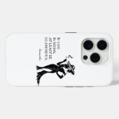 Personalized Glam Style Quote Design  Case-Mate iPhone Hülle (Rückseite (Horizontal))