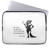 Personalized Glam Style Quote Design  Laptopschutzhülle (Vorderseite)