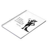 Personalized Glam Style Quote Design  Notizblock (Linke Seite)