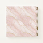 Personalized Glitter Positive Quotes Journal Notizblock (Rückseite)