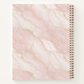 Personalized Glitter Positive Quotes Journal Notizblock (Rückseite)