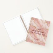 Personalized Glitter Positive Quotes Journal Notizblock (Innenseite)