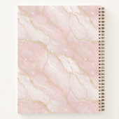 Personalized Glitter Positive Quotes Journal Notizblock (Rückseite)
