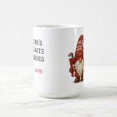 Personalized Gnome Plumber/Handyman Christmas Kaffeetasse (Mittel)