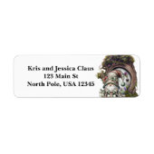 Personalized Gnome Return Address Labels (Vorne)
