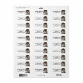Personalized Gnome Return Address Labels (Vorne)