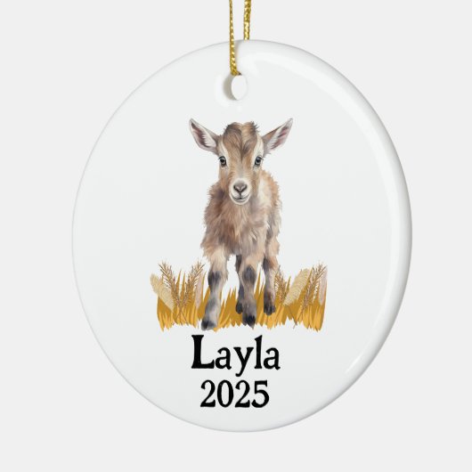 Personalized Goat 4H Farm Ornament (Links)