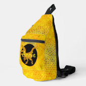 Personalized Gold Dinosaur Crossbody Bag (Rechte Ecke)