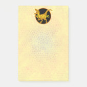 Personalized Gold Dinosaur  Post-it Klebezettel (Vorderseite)