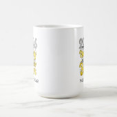 Personalized Gold Fireworks Holiday Countdown  Kaffeetasse (Mittel)