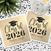 Personalized Gold Graduation
