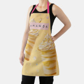 Personalized Golden Caramel Swirl Milkshake Schürze (InSitu)