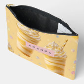 Personalized Golden Caramel Swirl Milkshake Zubehörtasche (Offen)