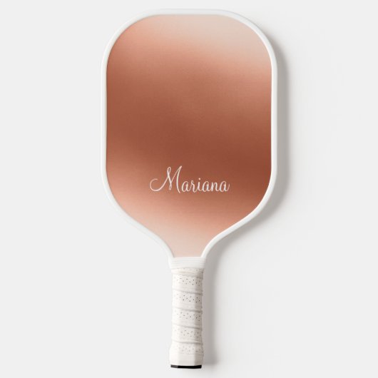 Personalized Golden Chic Pickleball Paddle (Rückseite)